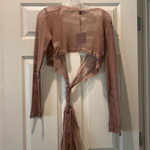 Netted wrap top - Picture 7 of 7